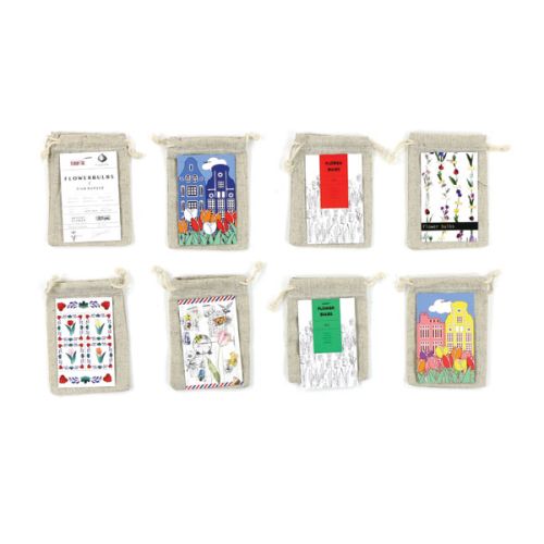 Sachet en lin avec bulbes de fleurs - image 2